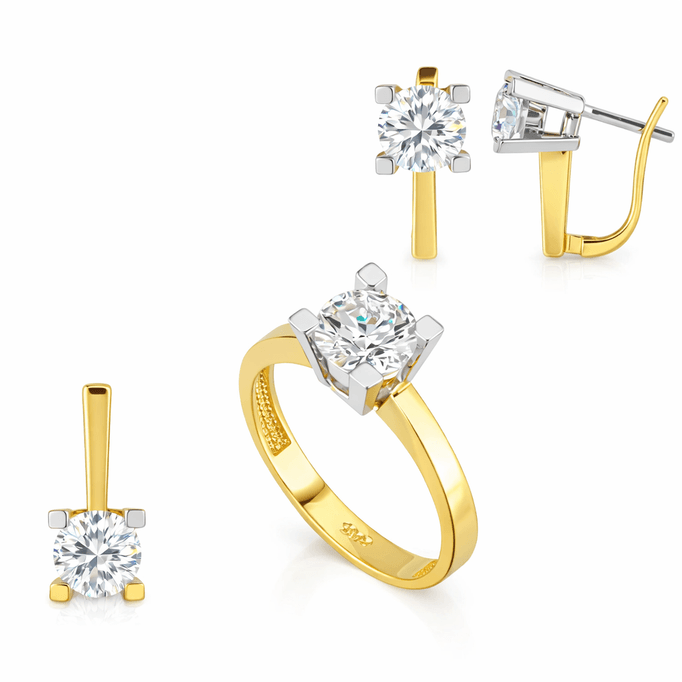 Swarovski Tektaş Üçlü Set