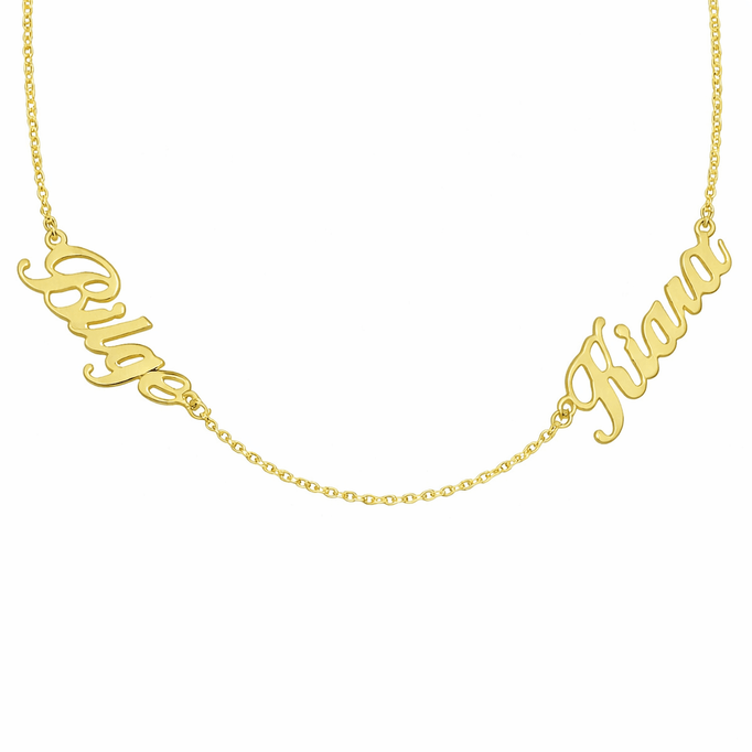 İki isimli Altın Kolye