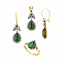 Altın Saray Damla Yeşil Üçlü Takım