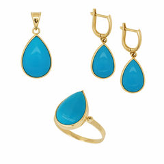 Firuze Taş Takım Damla