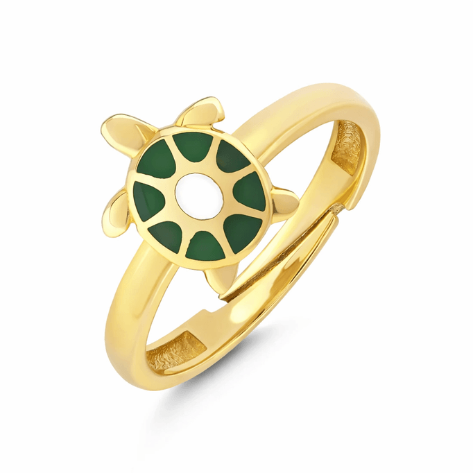Yeşil Kaplumbağa Çocuk Yüzük
