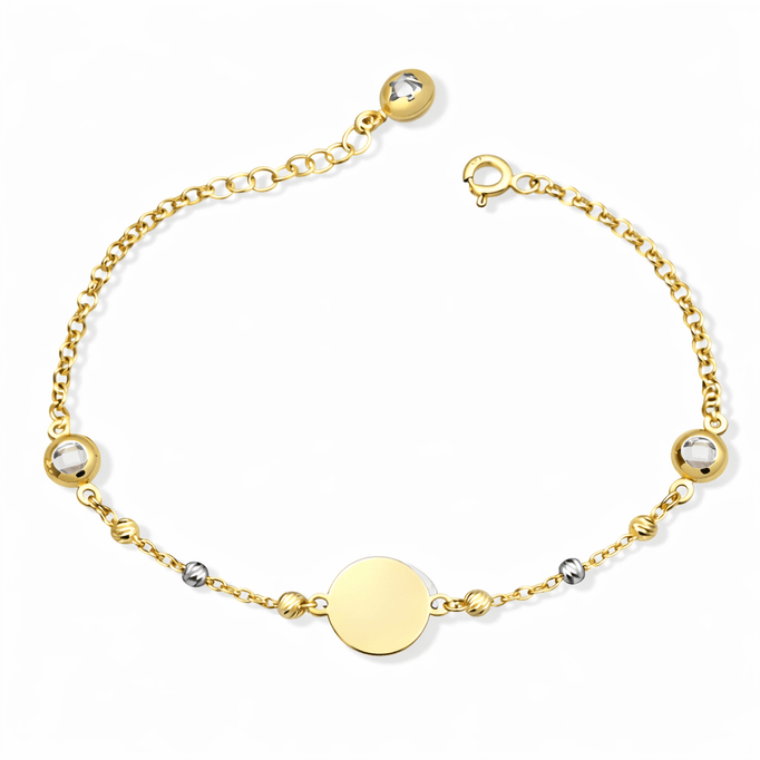 Altın Bileklik Altın Toplu Taşlı