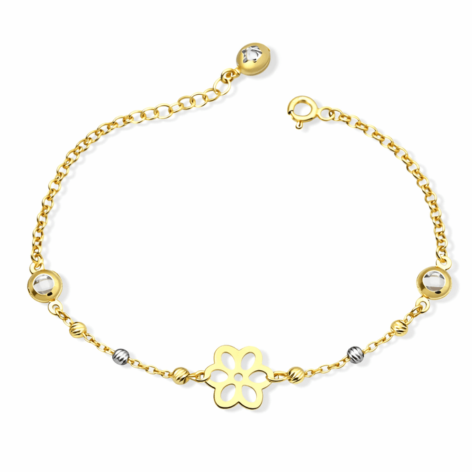 Altın Bileklik Çiçek