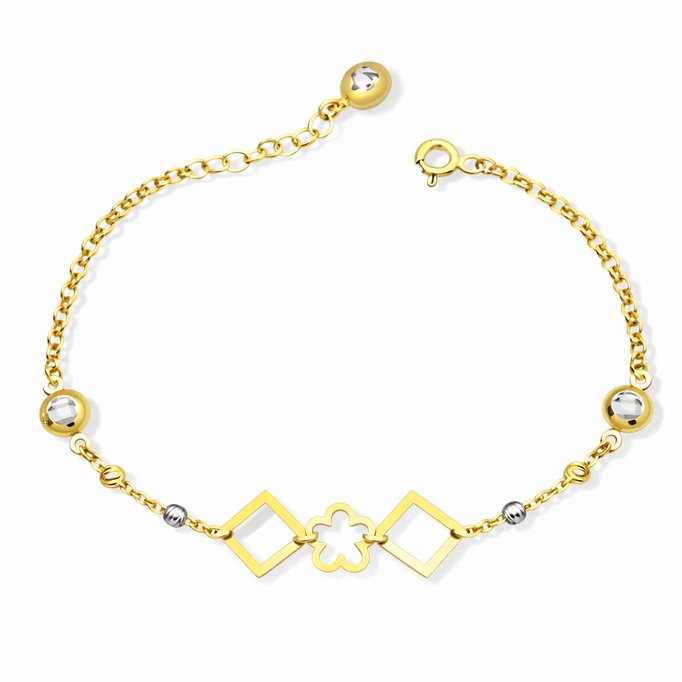 Altın Bileklik Halkalı Çiçek