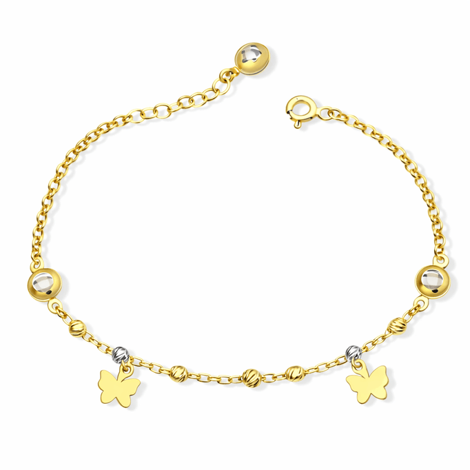 Altın Bileklik Kelebekler