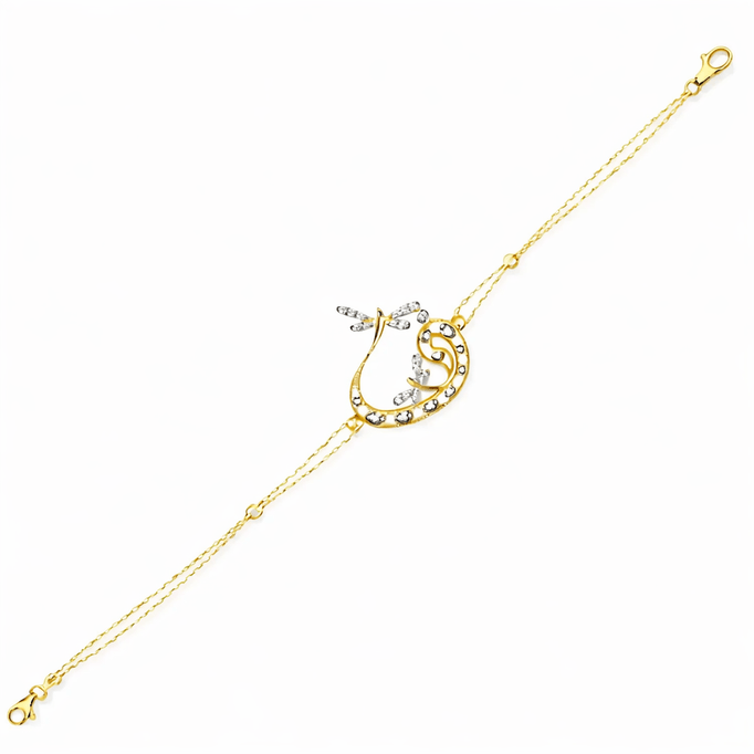 Vav Harfli Yusufcuk Altın Bileklik