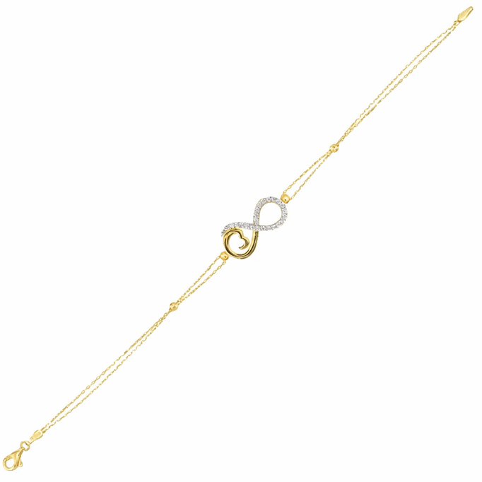 Sonsuzluk Altın Bileklik