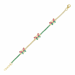 Kelebek 14 Ayar Çocuk Bilekliği