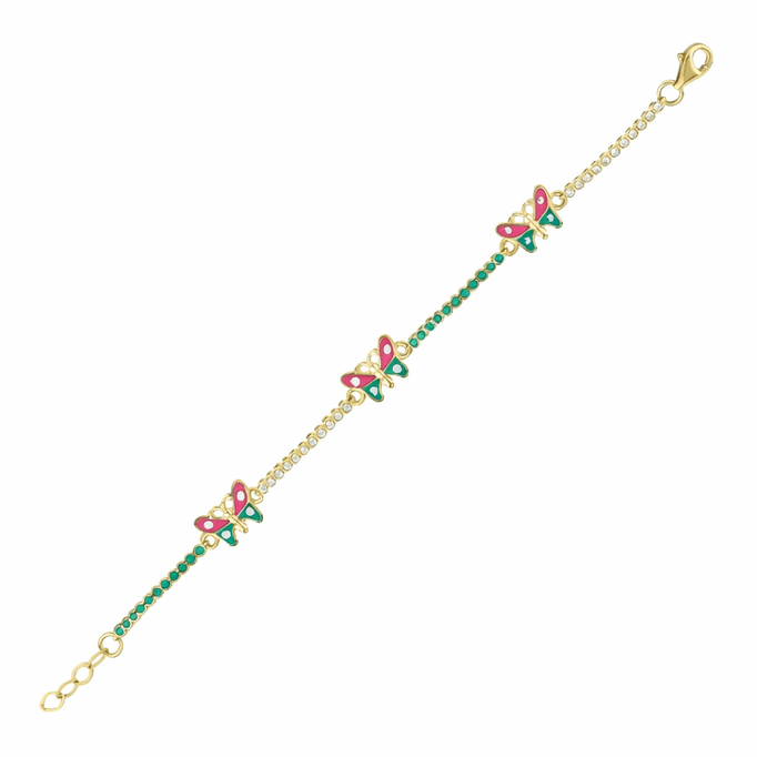 Kelebek 14 Ayar Çocuk Bilekliği