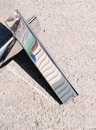 Piramit Fırfır 25 cm krom paslanmaz 4 Adet