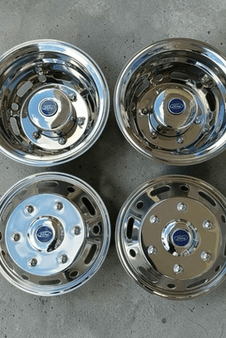 16 inch simulatör jant kapak arka çift teker araçlar için 4 Adet set 