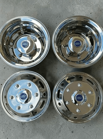 16 inch simulatör jant kapak arka çift teker araçlar için 4 Adet set 