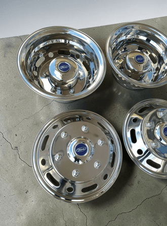 16 inch simulatör jant kapak arka çift teker araçlar için 4 Adet set 