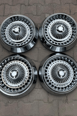 16” Plymount Telli Fırfırlı Krom Jant Kapağı 4’lü Set | Ticari Araç Uyumlu