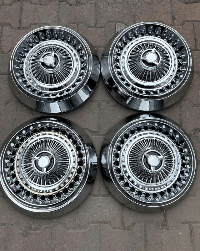 16” Plymount Telli Fırfırlı Krom Jant Kapağı 4’lü Set | Ticari Araç Uyumlu