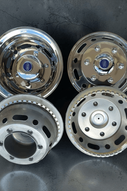 16 inch simulatör jant kapak arka çift teker araçlar için 4 Adet set 