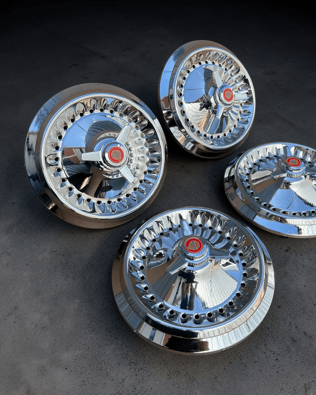 14” Plymounth Fırfırlı Jant Kapağı Paslanmaz Çemberli 4’lü Set | Ticari Araç Uyumlu