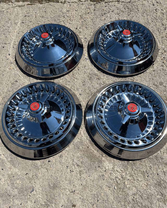16” Plymounth Krom Jant Kapağı Paslanmaz Çemberli 4’lü Set | Ticari Araç Uyumlu
