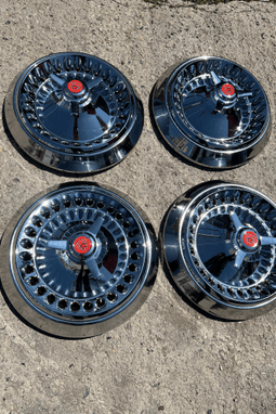 16” Plymounth Krom Jant Kapağı Paslanmaz Çemberli 4’lü Set | Ticari Araç Uyumlu