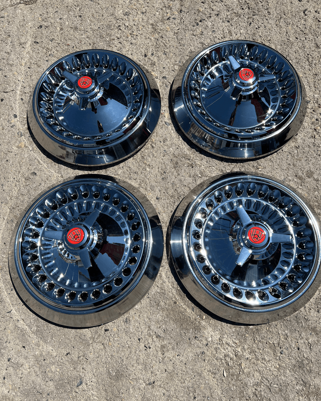 16” Plymounth Krom Jant Kapağı Paslanmaz Çemberli 4’lü Set | Ticari Araç Uyumlu