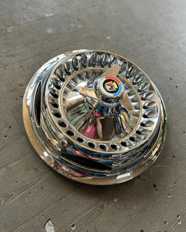 16” Paslanmaz Cobra Çemberli Plymounth Jant Kapağı 4’lü Set | Ticari Araç Uyumlu Krom Görünüm