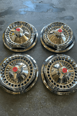 16 inch Cobra plymounth paslanmaz krom çemberli 4 Adet