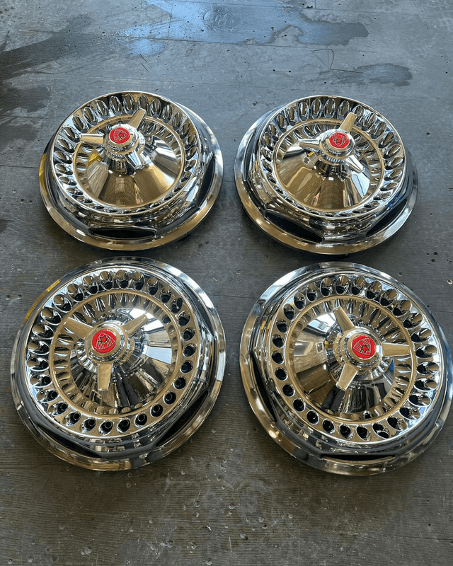 16 inch Cobra plymounth paslanmaz krom çemberli 4 Adet