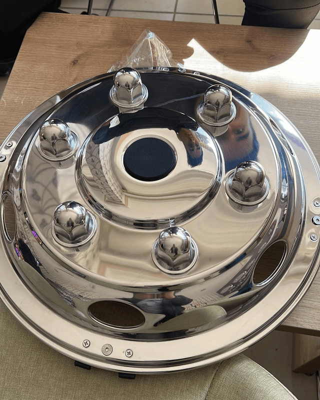 17,5 inch simulatör jant kapak arka çift teker araçlar için 4 Adet set 