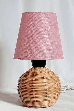 Pembe Bambu Abajur