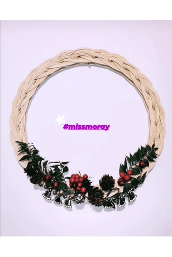 Kapı Çelenk ve Tepsi Taban Kalıbı Dış çap 20cmx iç çap 15cm