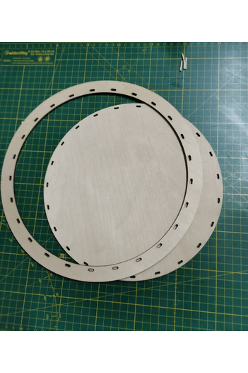 Kapı Çelenk ve Tepsi Taban Kalıbı Dış çap 25cmx iç çap 20cm