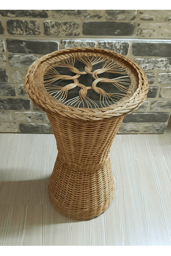 BAMBU RATTAN KAİDELİ-RETRO SEHPA