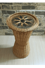 BAMBU RATTAN KAİDELİ-RETRO SEHPA