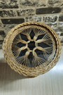 BAMBU RATTAN KAİDELİ-RETRO SEHPA