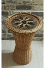 BAMBU RATTAN KAİDELİ-RETRO SEHPA
