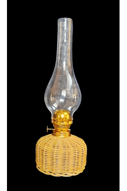 Bambu Kılıflı Gaz Lambası