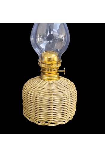 Bambu Kılıflı Gaz Lambası