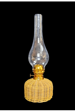 Bambu Kılıflı Gaz Lambası