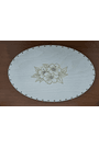 Oval Tepsi Tabanı Çiçek Desenli( 38cm X 28cm )
