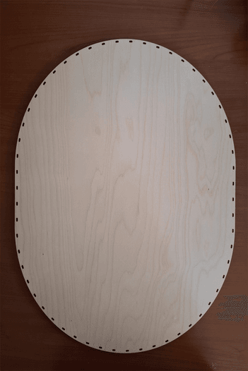 OVAL TABAN 55X45 cm