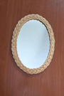 Bambu Oval Ayna 41 x 31 cm