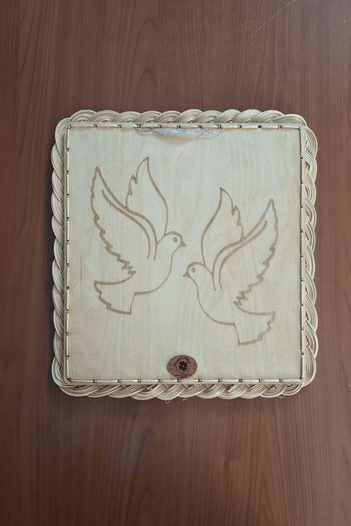 Bambu Kare Ayna 33 x 33 cm