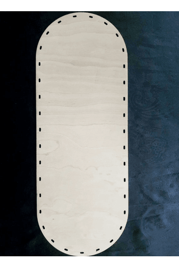 YARIM OVAL TEPSİ TABANI 50X15 CM