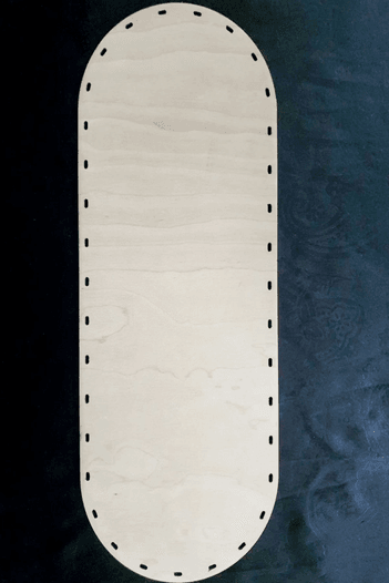 YARIM OVAL TEPSİ TABANI 50X20 CM 