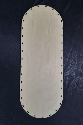 YARIM OVAL TEPSİ TABANI 90X50 CM 