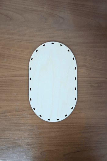 YARIM OVAL TEPSİ TABANI 22X15 CM 