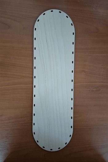 YARIM OVAL TEPSİ TABANI 40X13 CM 