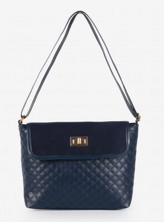 Bordo Süet Kapaklı Kapitone Çapraz Çanta