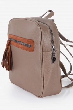 Vizon Püskül Fermuarlı Sırt Çantası