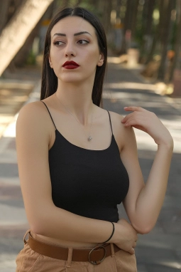 İp Askılı Atlet Siyah